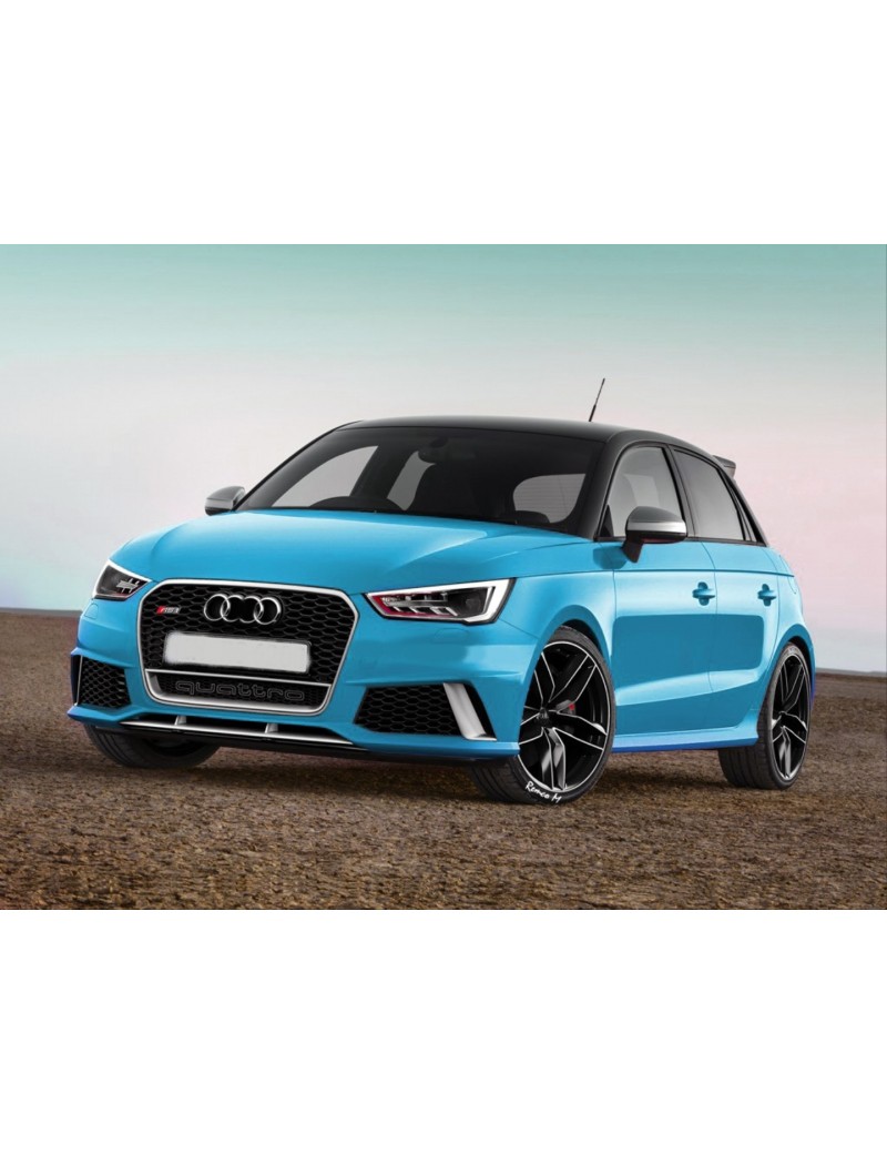 AUDI A1 2016+ RS1 PANJUR SIYAH KROM ÇERÇEVE