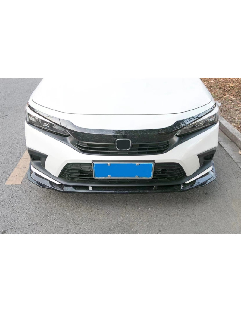 CIVIC FE1 2022 IÇIN UYUMLU PIANO BLACK ÖN LIP (PARLAK SIYAH-3 PARÇA)