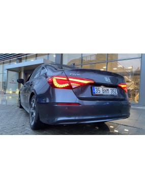 CIVIC FE1 2022+ UYUMLU DRAGON LED STOP - KIRMIZI