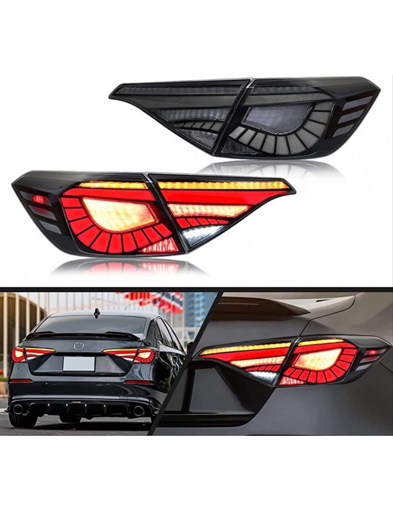 CIVIC FE1 2022+ UYUMLU DRAGON LED STOP - SMOKE