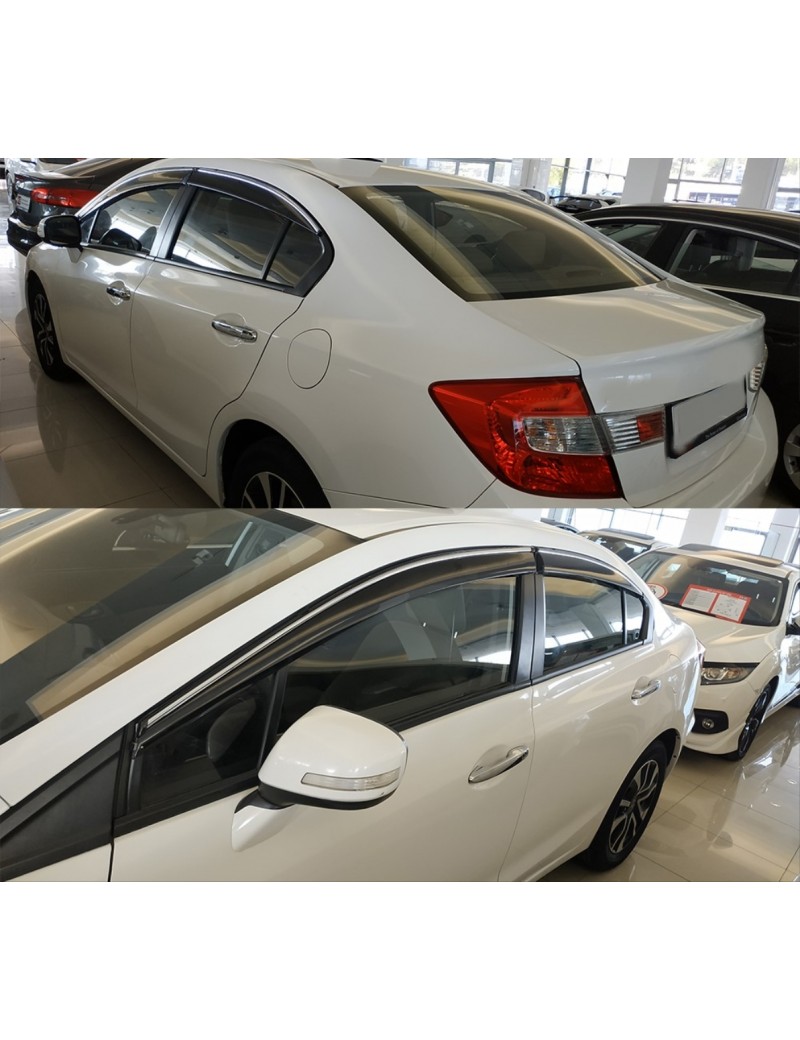 HONDA CIVIC FB7 2012-2015 CAM RÜZGARLIGI KROM (ÇITALI)