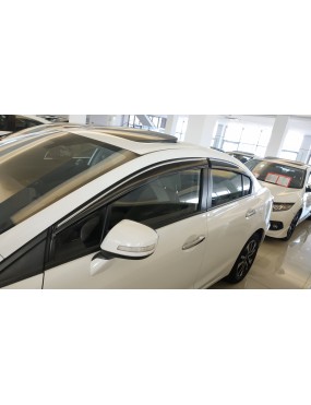 HONDA CIVIC FB7 2012-2015 CAM RÜZGARLIGI KROM (ÇITALI)
