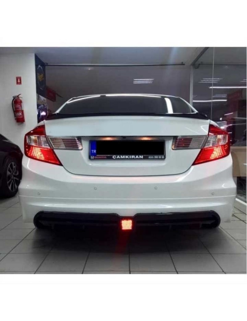 HONDA CIVIC FB7 2012-2015 RR ARKA TAMPON TEK CIKISLI