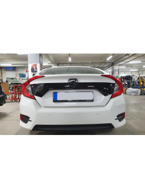 HONDA CIVIC FC5 2016-2020 BAGAJ KAPAGI PLAKA ÜST KAPLAMASI PIANO BLACK