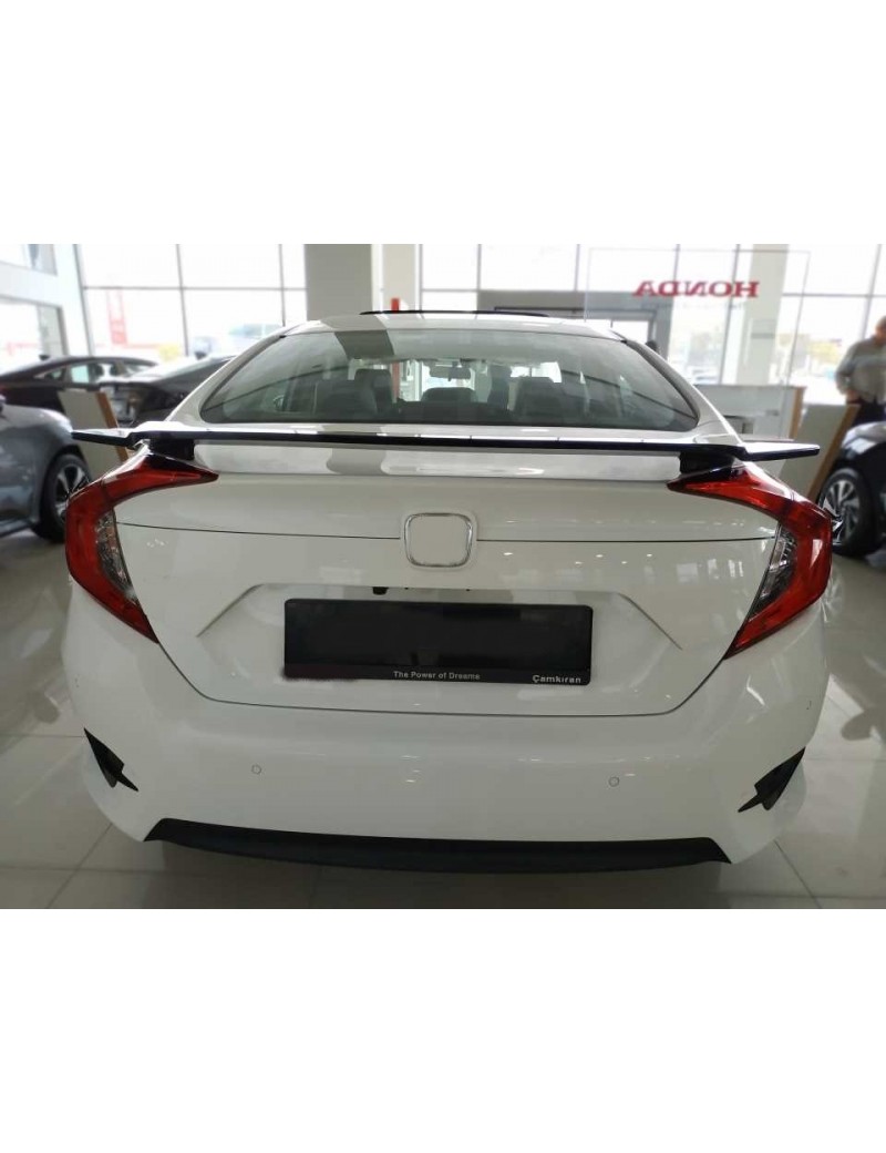 HONDA CIVIC FC5 2016-2020 BAGAJ ÜSTÜ SPOILER(ÇIKINTILI MODEL) (BOYASIZ)