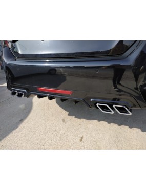 HONDA CIVIC FC5 2016-2020 DIFÜZÖR KARE EGZOZ PIANO BLACK