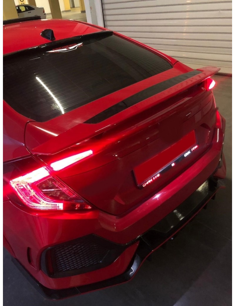 HONDA CIVIC FC5 2016-2020 SPOILER SI MODEL REFLEKTORLU (KIRLANGIC) (BOYASIZ)