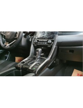 HONDA CIVIC FC5 2016-2020 VITES KONSOL KAPLAMA FULL SET-KARBON