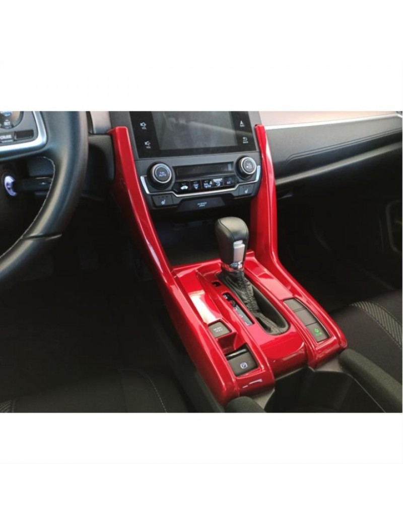 HONDA CIVIC FC5 2016-2020 YENI STIL VITES KONSOL KAPLAMA- KIRMIZI