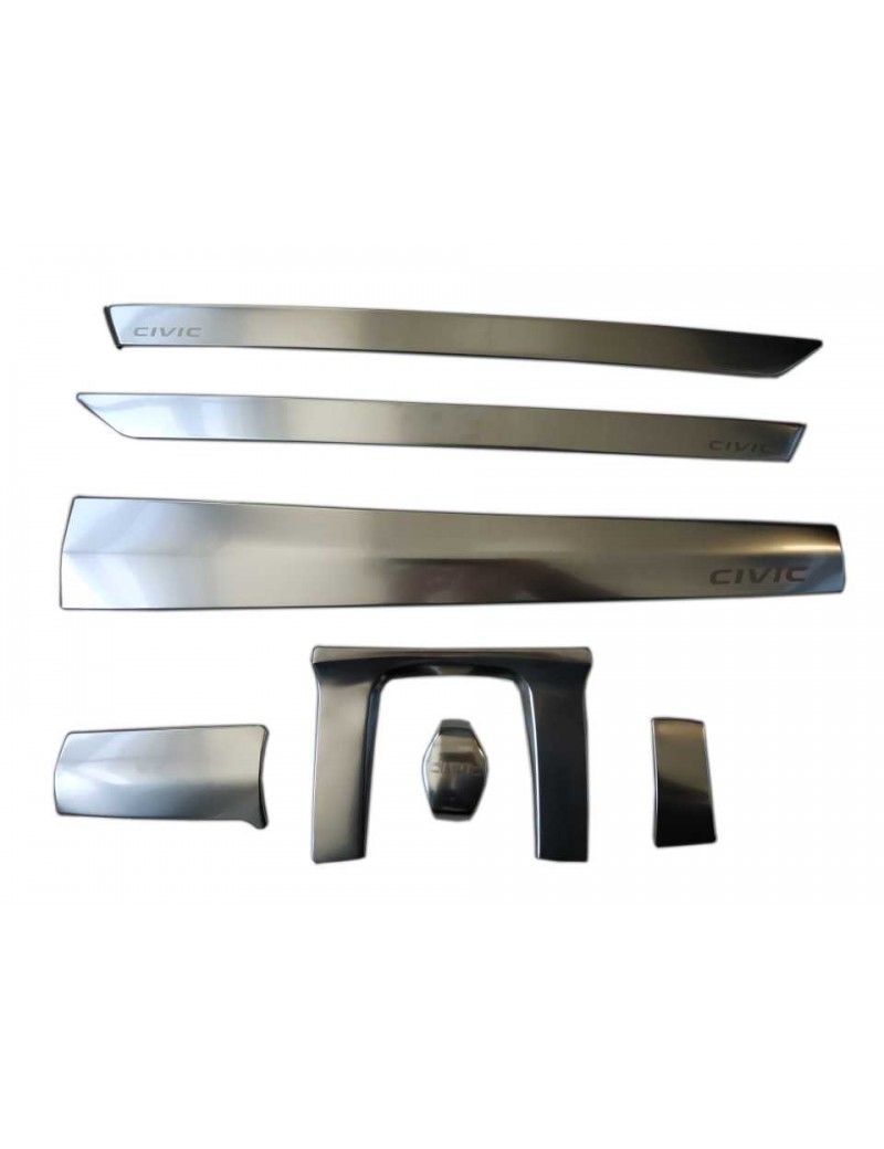 HONDA CIVIC FC5 2016-2020 İÇ KAPLAMA SET SILVER 7 PARÇA