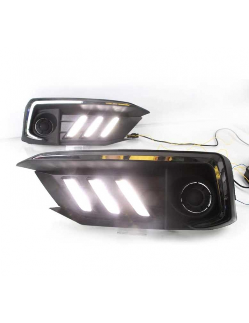 HONDA CIVIC FC5 2019+ MAKYAJLI KASA 3 ÇİZGİ ÖN SİS LEDİ