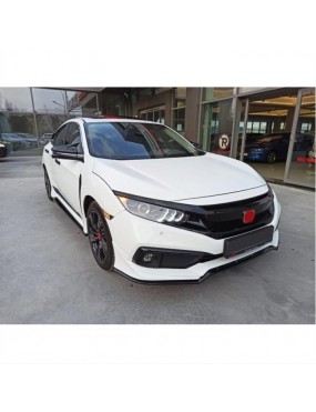 HONDA CIVIC FC5 2019+ MAKYAJLI KASA ÖN TAMPON MUGEN ÖN EK(BOYASIZ)