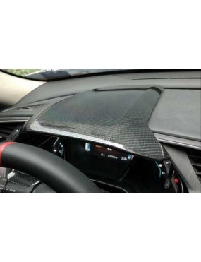 HONDA CIVIC FC5 GÖSTERGE ÜST KAPLAMA - KARBON